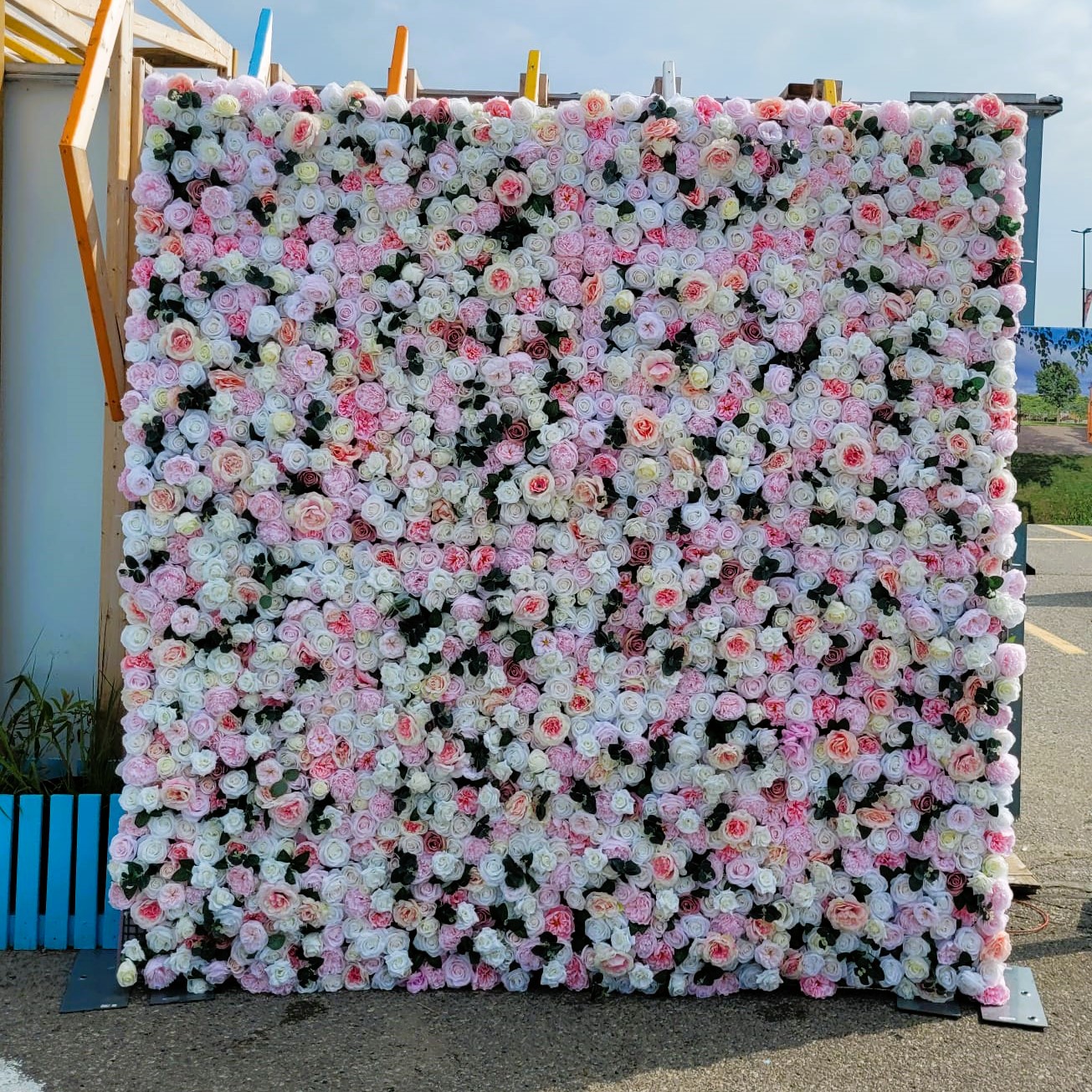 Mixed Flower Wall Backdrop Party Decor Canada