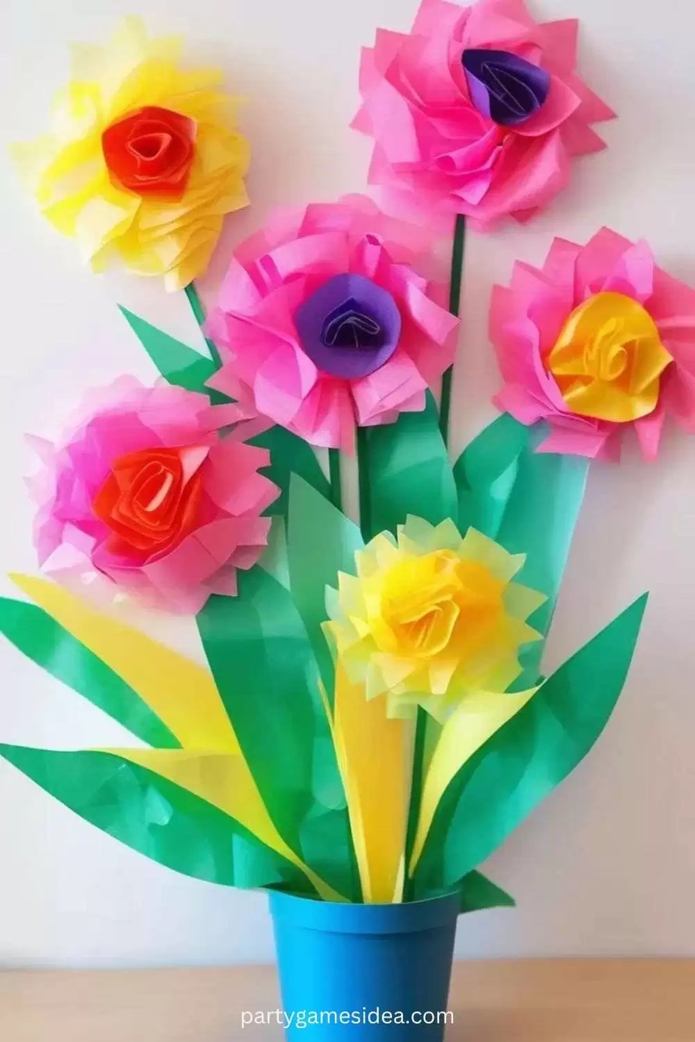 40 Super Fun Flower Craft Ideas For Kids Fun Party Games Ideas for