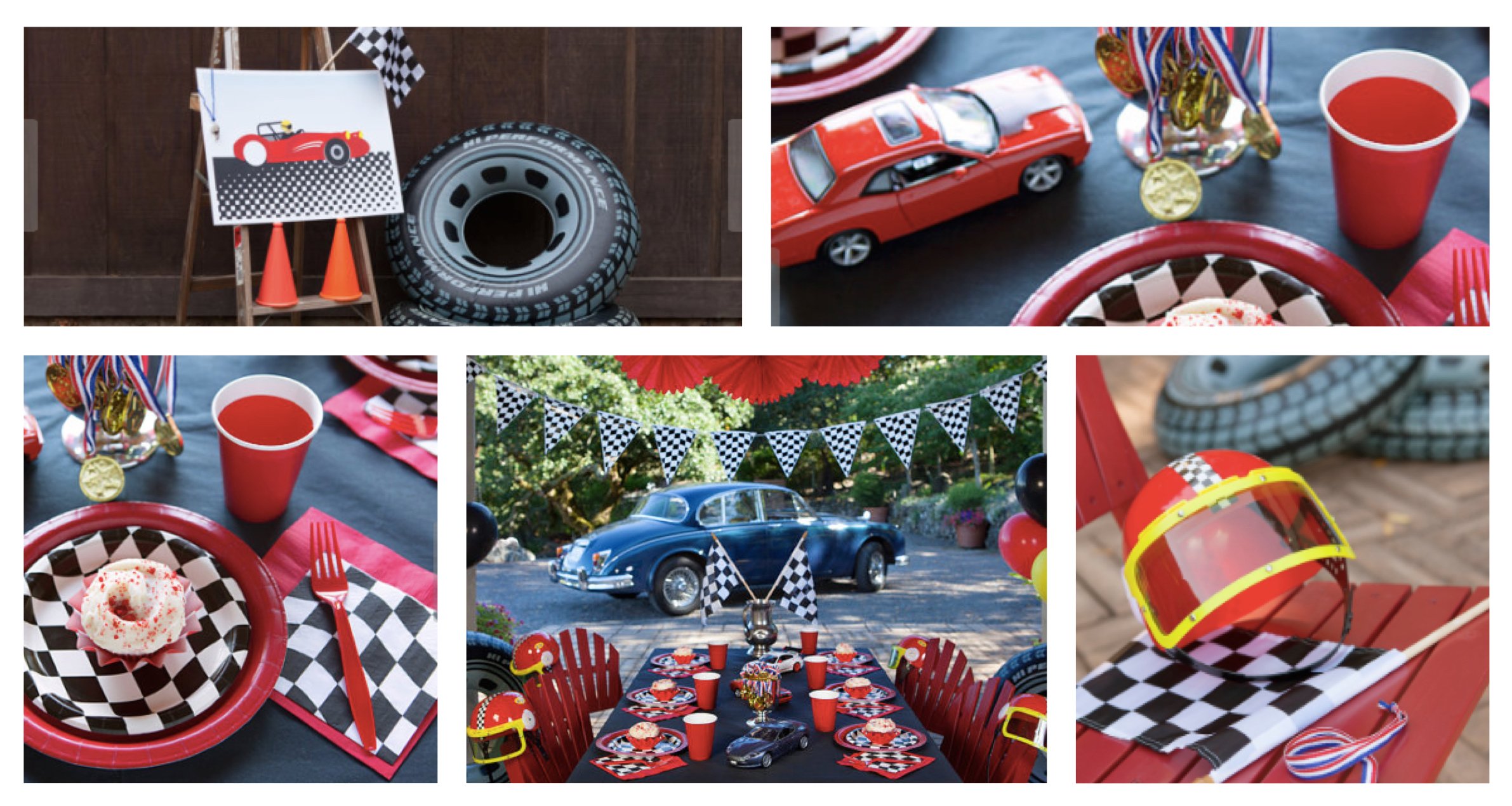 Race Car Party Planning, Ideas & Supplies Birthday Baby Shower Party