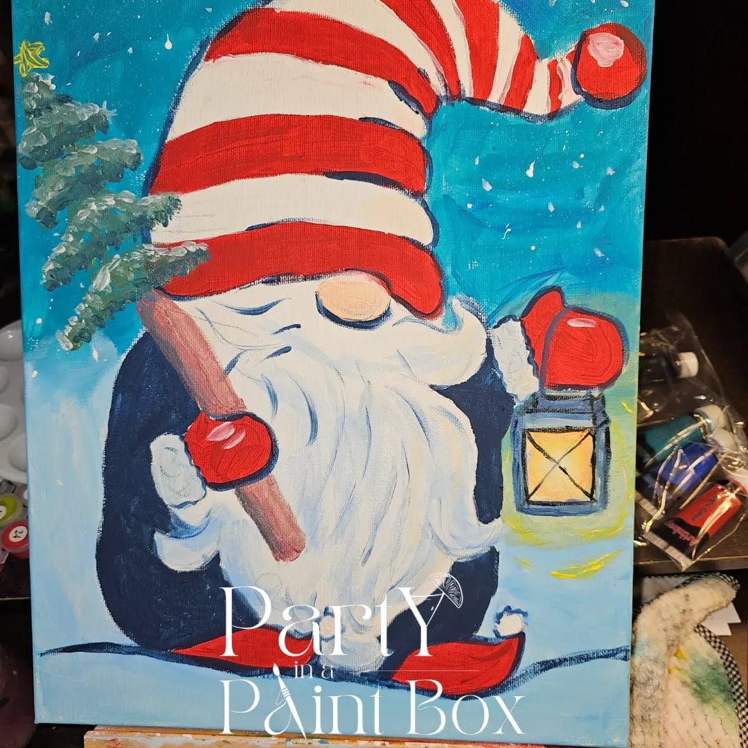 'North Pole Gnome' Kit Party in a Paint Box