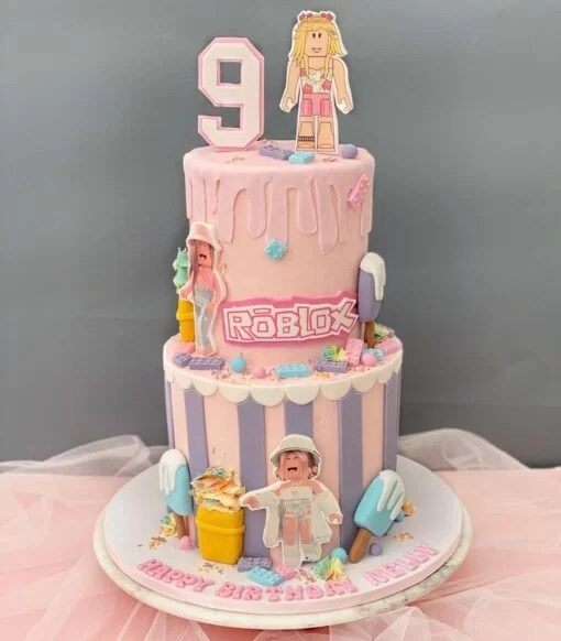 Roblox Themed Cake Party Kracker Shop