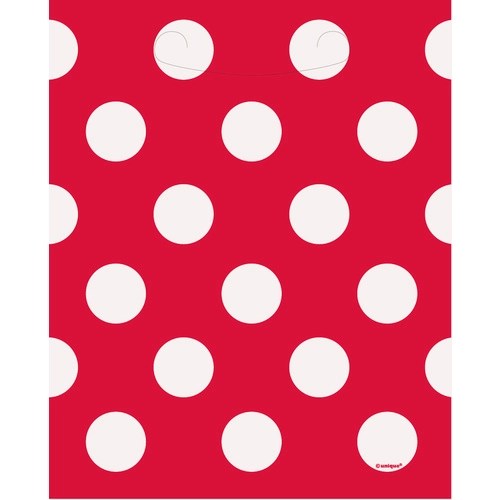 Red Polka Dot Paper Bags Peci Australia Pty Ltd
