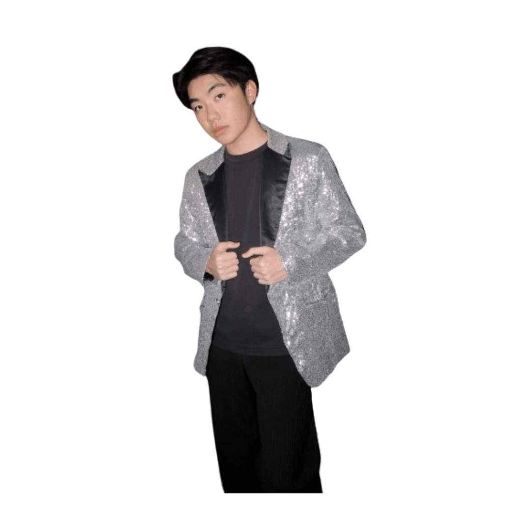 Silver Sequin Jacket [Rental for 4 days] Partymix