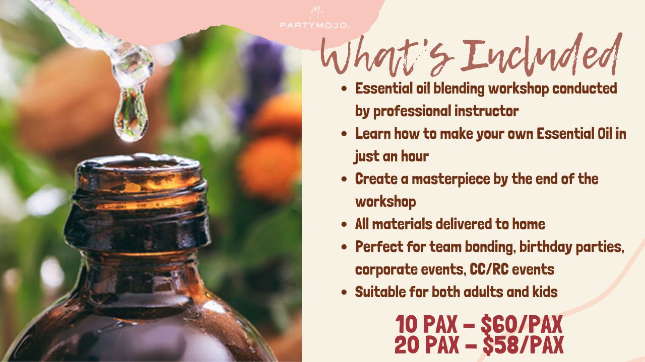 Virtual Essential Oil Blending Hosted by PartyMojo