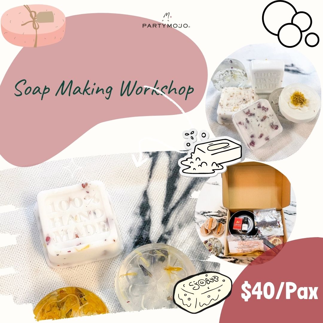 Virtual Soap Making Hosted by PartyMojo Singapore