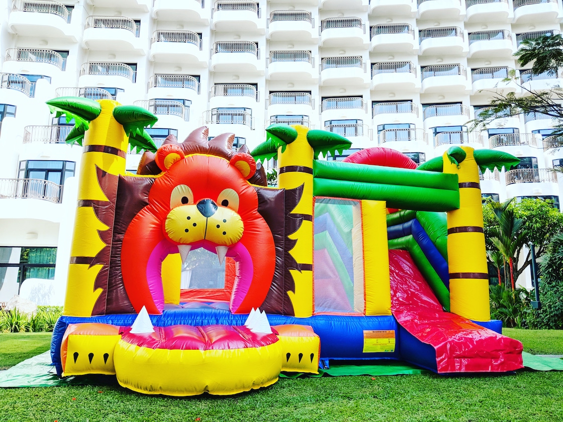 Lion Kingdom Bouncing Castle for Rent Party People