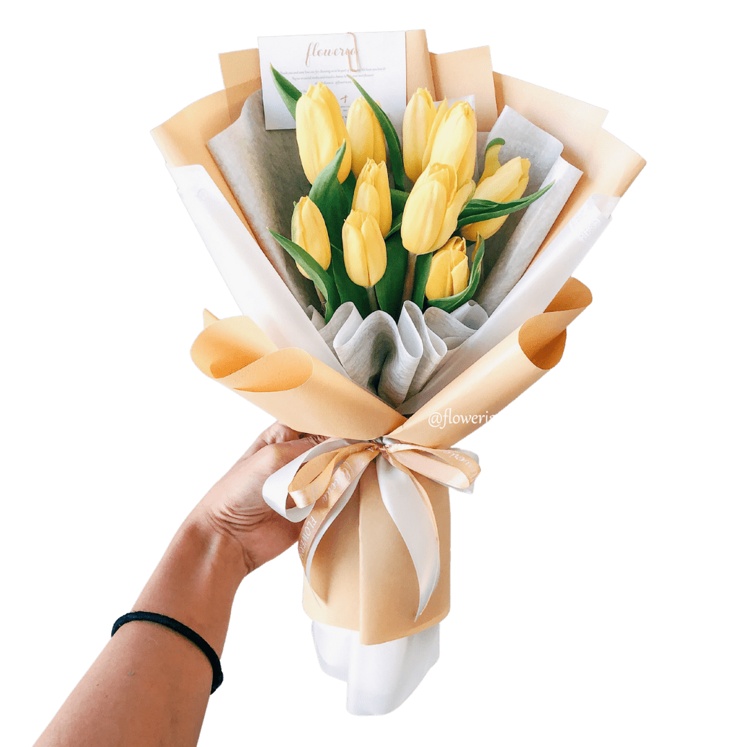 Nora Yellow Fresh Flower Bouquet