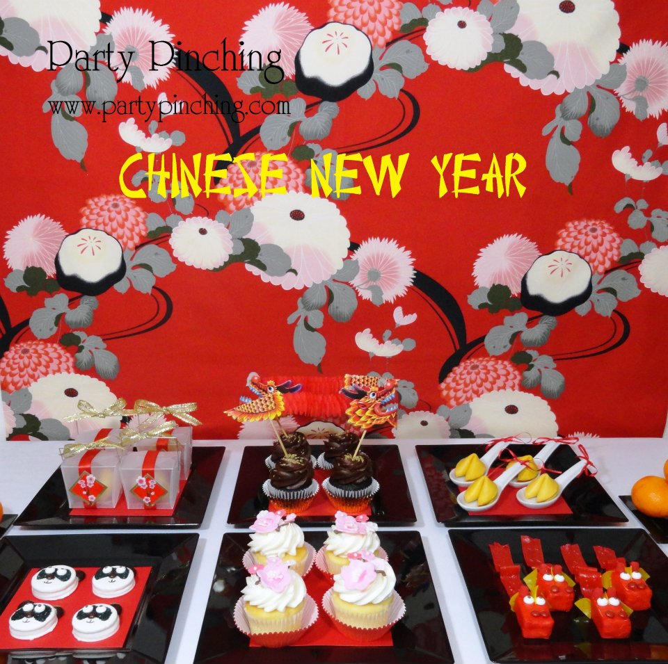 Chinese New Year dessert and treat ideas easy Lunar lucky decor