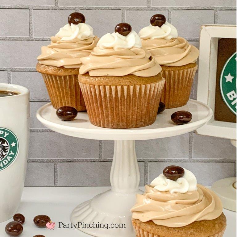 coffee cupcakes, best easy coffee cupcake recipe, box mix coffee cupcake