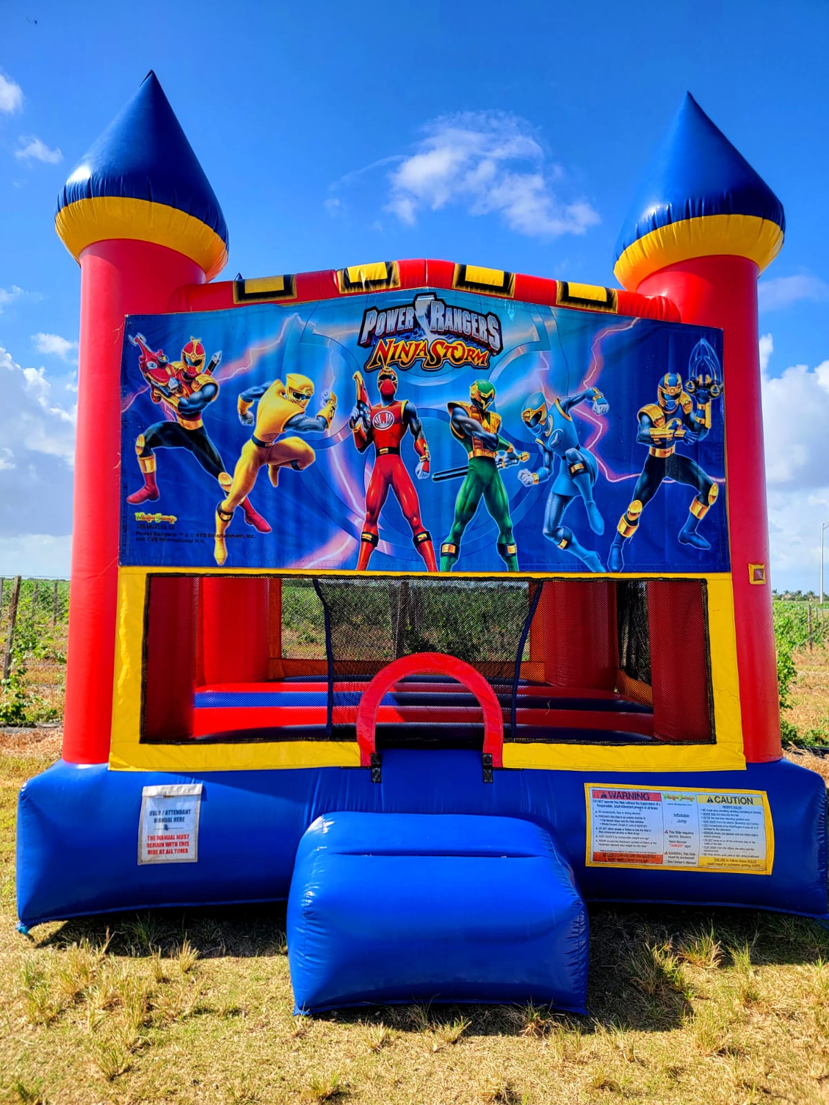 Power Rangers Bounce House Rental Party Rental Miami Nicky