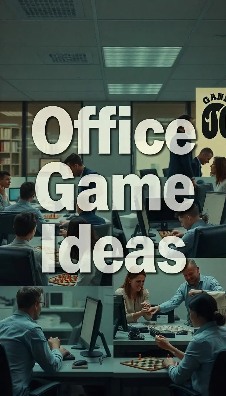 Office Game Ideas Fun Activities to Boost Team Spirit