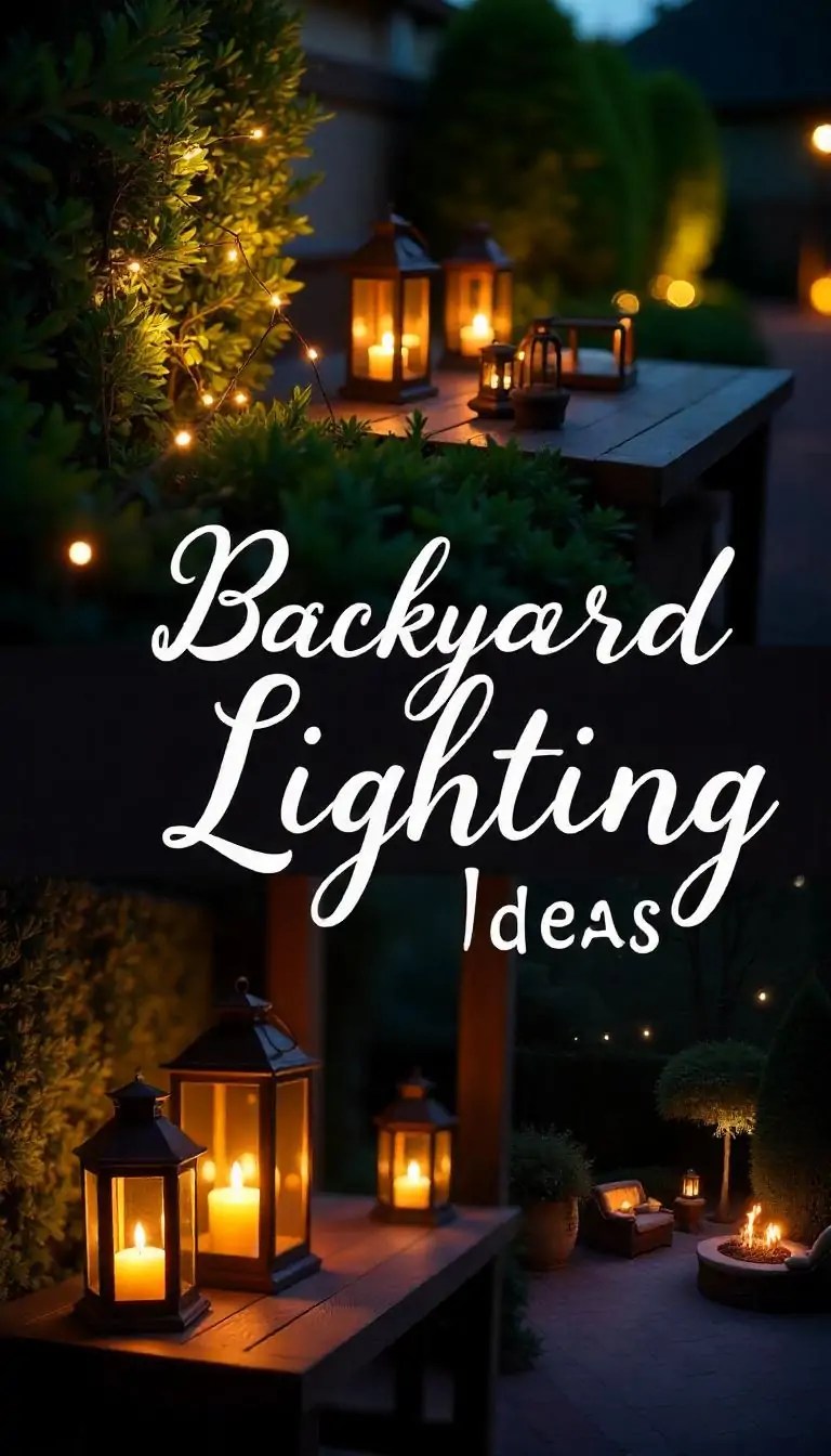 Backyard Lighting Ideas for Stunning Outdoor Ambiance