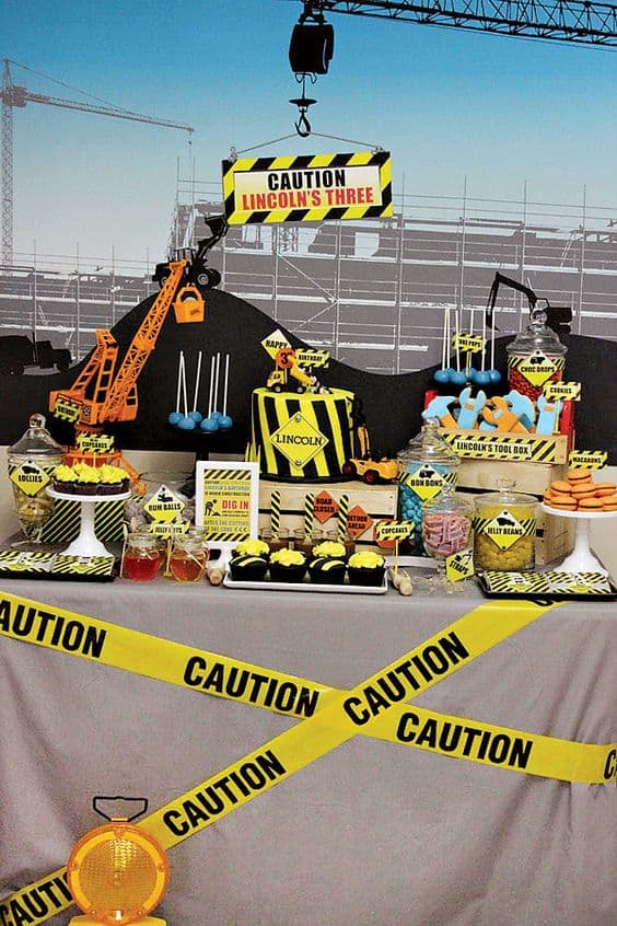 20 Fun Construction Birthday Party Ideas Party with Unicorns