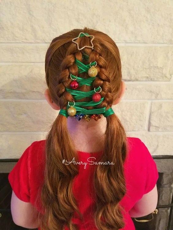 DIY Crazy Christmas Hair Day Ideas Party Wowzy