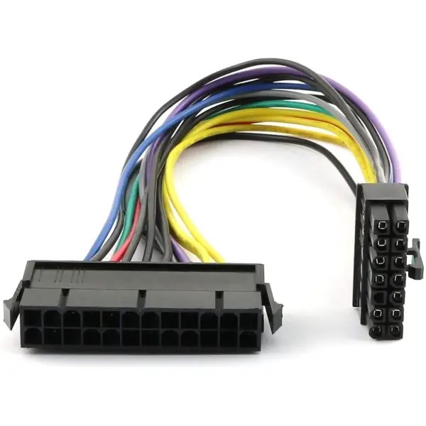 PCPower Supply Upgrade Manually Convert 24Pin to 14Pin Cable Main Board Adapter Cable 20cm