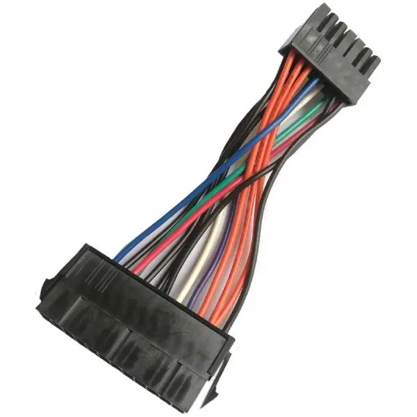 PCPower Supply Upgrade Manually Convert 24Pin to 14Pin Cable Main Board Adapter Cable 20cm