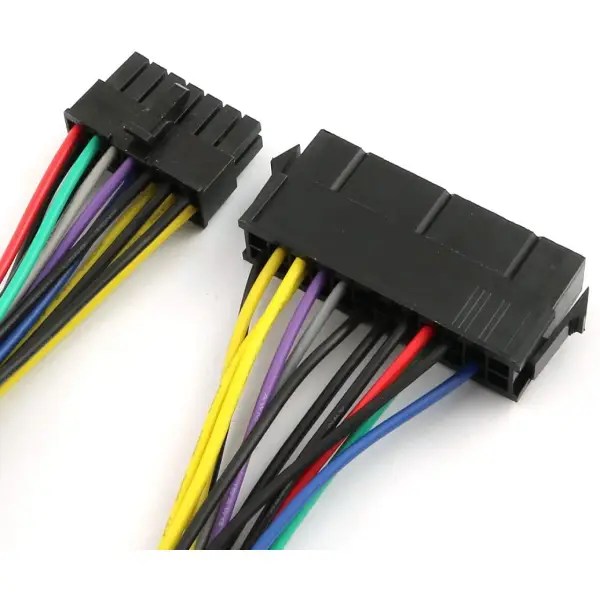 PCPower Supply Upgrade Manually Convert 24Pin to 14Pin Cable Main Board Adapter Cable 20cm