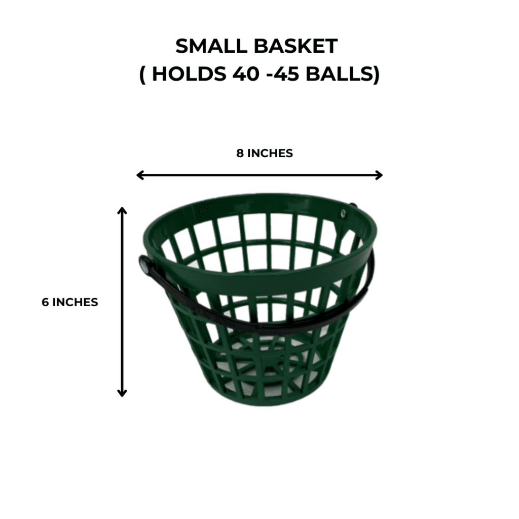 Plastic Driving Range Golf Baskets 6 Sizes & 3 Colors Available!