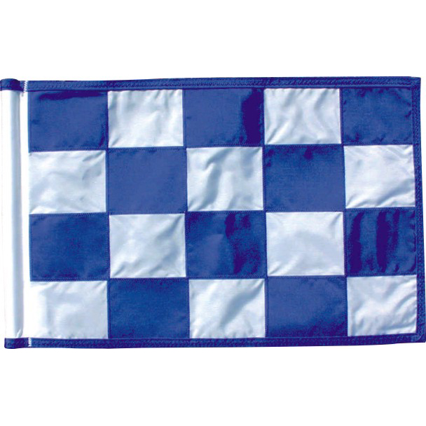 Checkered Golf Regulation Flag, 14 in x 20 in Par West Turf