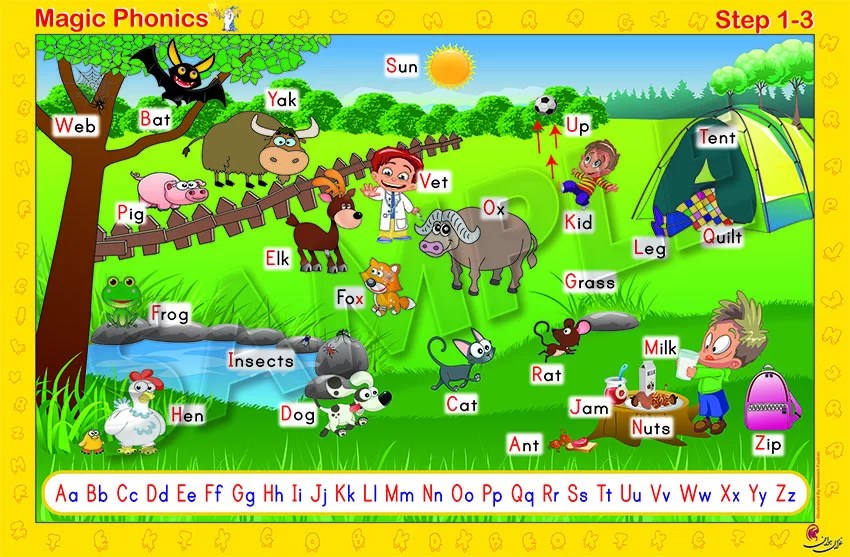 Magic Phonics Step 1 انتشارات کتاب پاسارگاد