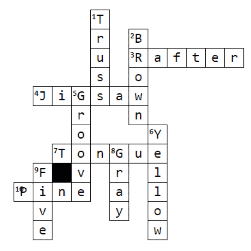 The Art of Timber September Crossword The Pennsylvania Sawmill Company