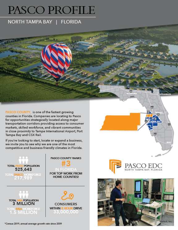 Move Your Business to Pasco County Pasco Economic Development Council