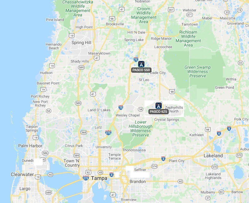 Texas Gmrs Repeater Map