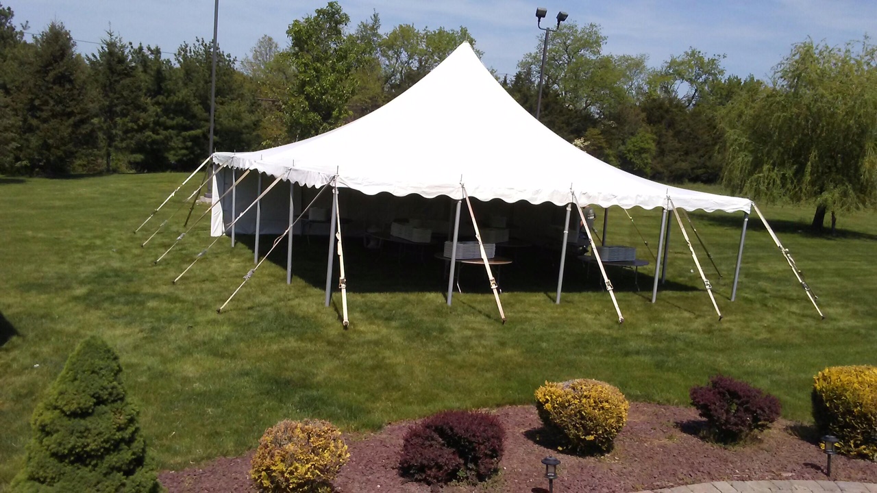 40' Canopy Rental (40' x 40' 1600 sq. ft Coverage) Pasco Rentals