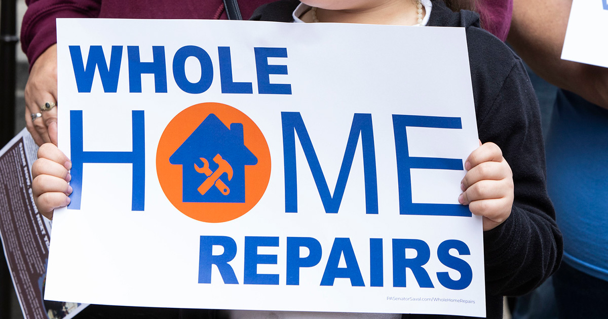 State Senators Opening of Whole Home Repairs Program for