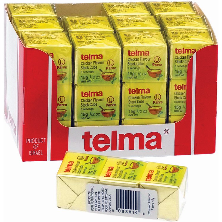 6820 Chicken Flav. cubes Telma OU prv 12 x(3 x 15 gr.) Paskesz Europe