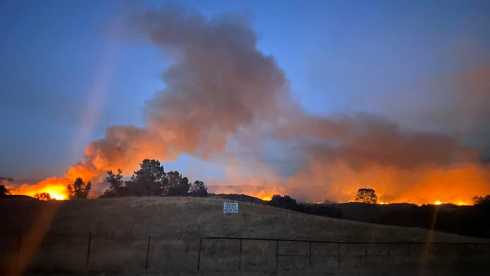 Update Pond Fire Near Katacreek Road in Creston • Paso Robles Press