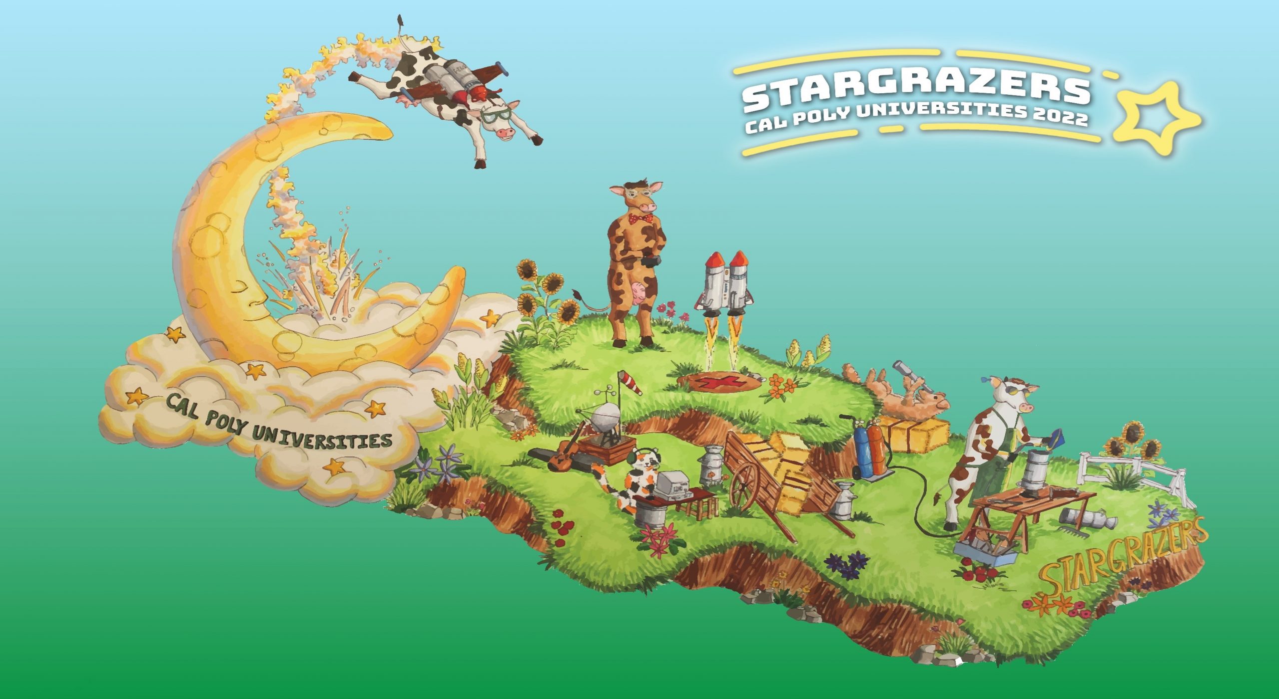 Cal Poly Fall 2022 Schedule Cal Poly Universities' Rose Float Entry Will Go Over The Moon In 2022 • Paso Robles Press