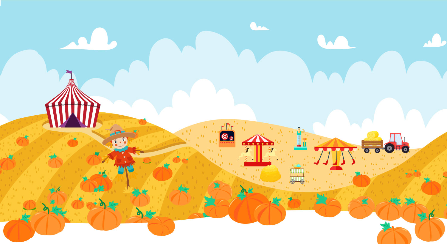 Pa's Pumpkin Patch Pumpkins, Rides, Games & Fun for the whole family