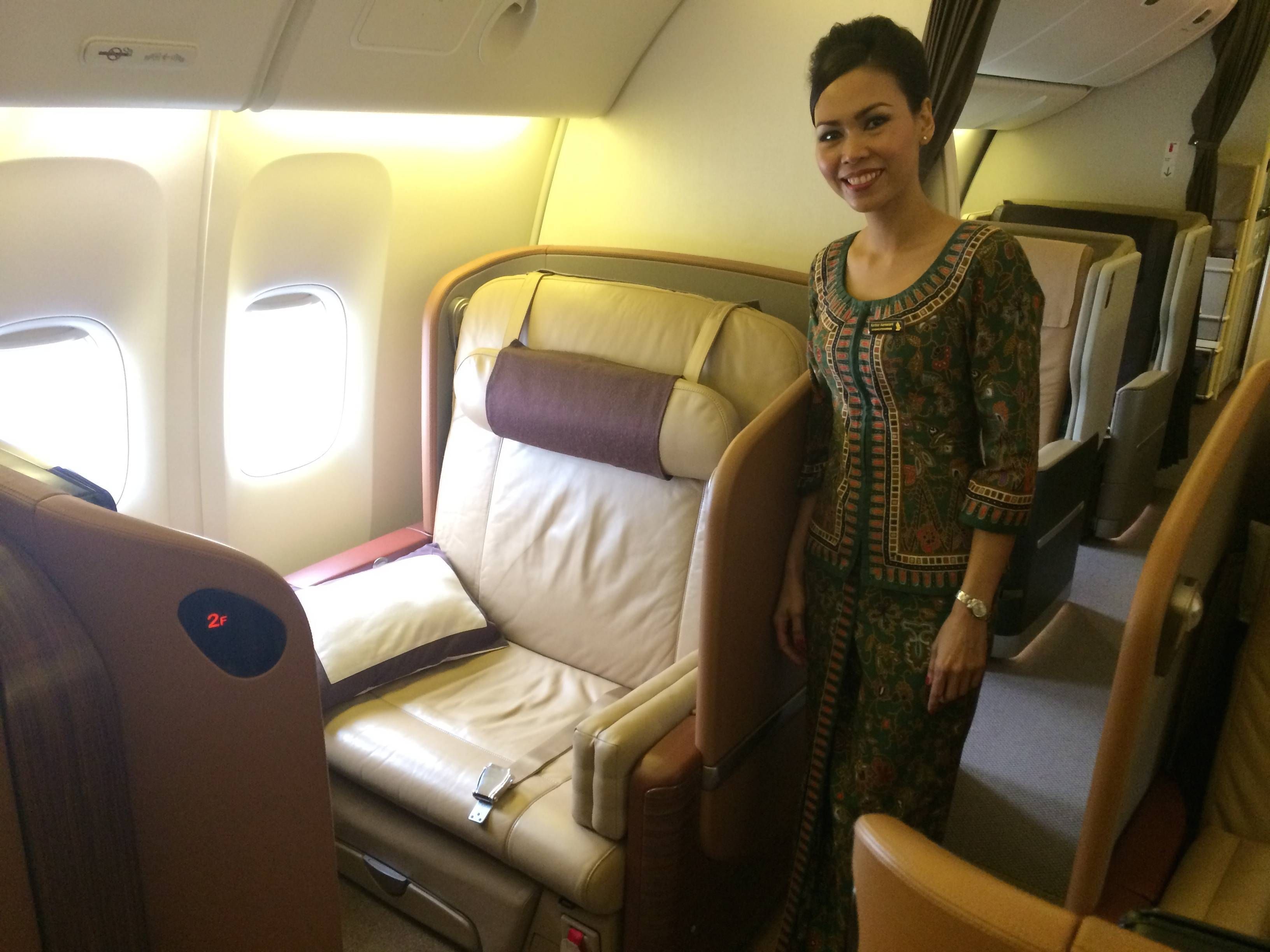 Singapore Airlines First Class Primeira Classe - passageirodeprimeira