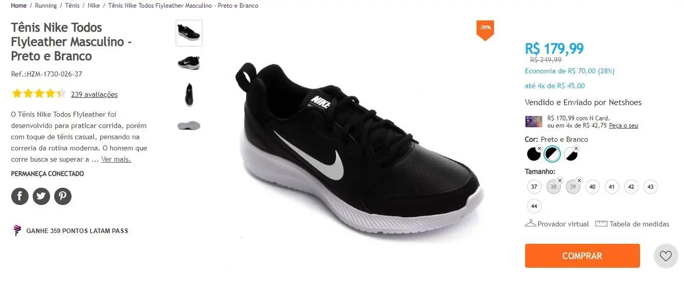 netshoes 2 por 99 adidas