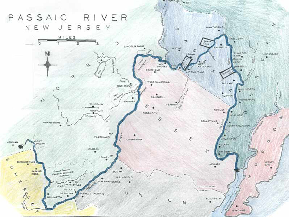Passaic River Maps