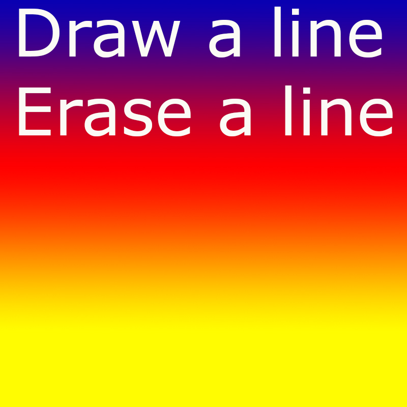 Draw a line. Erase a line. | Passey.info