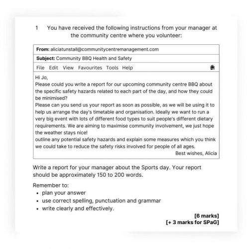 Functional Skills English Level 2 Writing Examples Pass Functional Skills