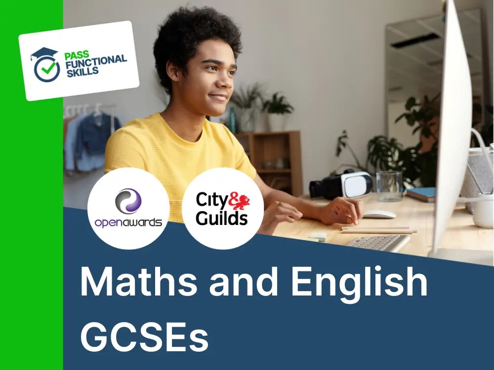 Maths and English GCSEs Pass Functional Skills