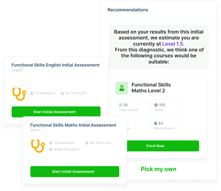 Free Diagnostic Assessment Pass Functional Skills