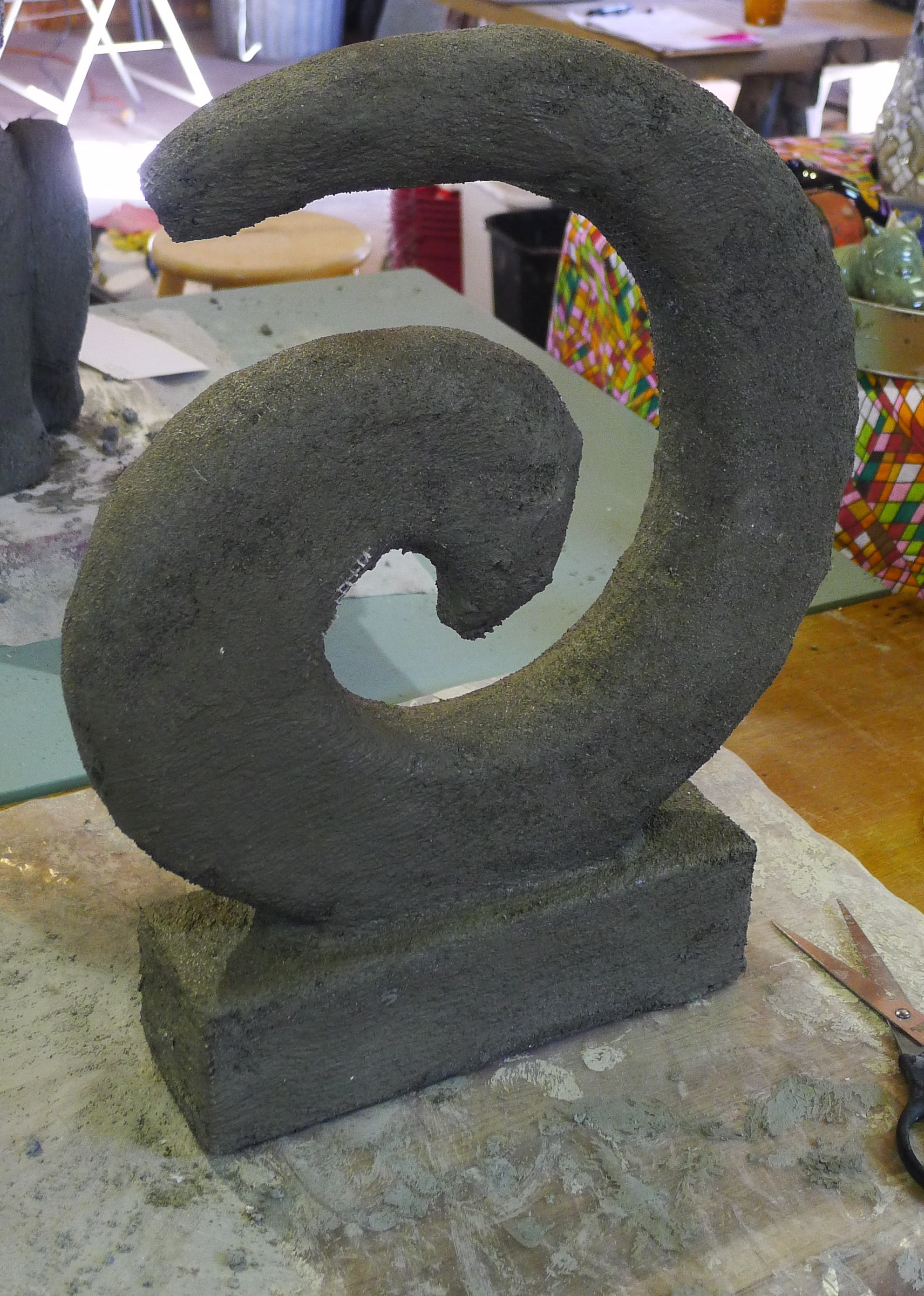 Pasiflora Foam Concrete Sculpture 24 Passiflora Mosaics