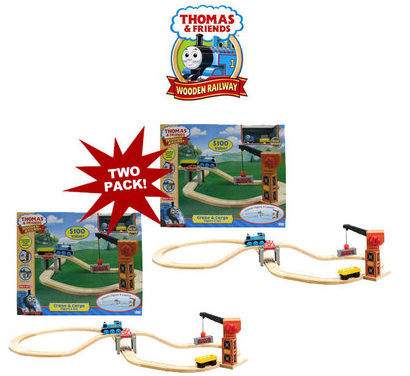 thomas wooden railway figure 8 set