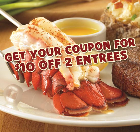 New Restaurant Coupons Outback, Red Lobster, Olive Garden & Chili's