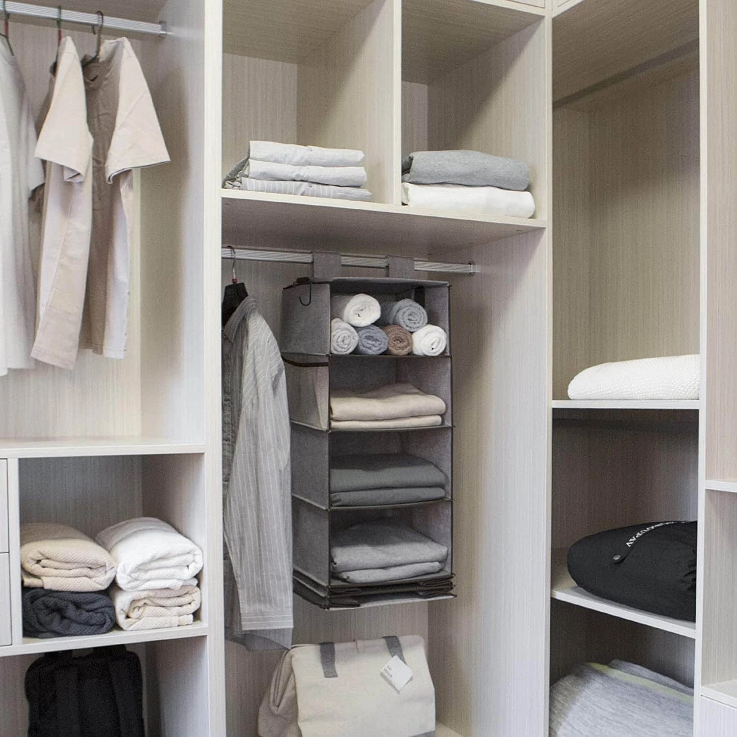 Hanging Closet Organizers on Sale (Great for Dorm Rooms!)