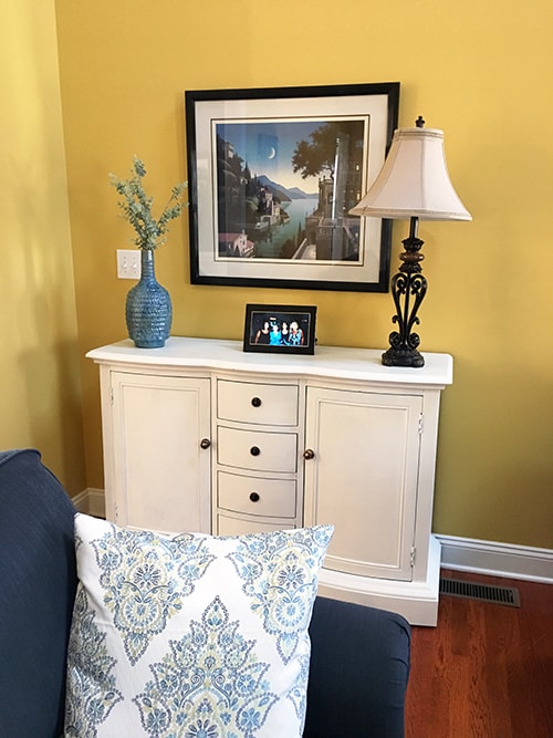 DIY Sideboard Makeover in Living Room