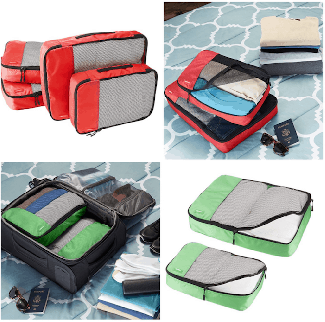AmazonBasics 4Piece Packing Cube Set 8.28 (Lowest Price) Passionate