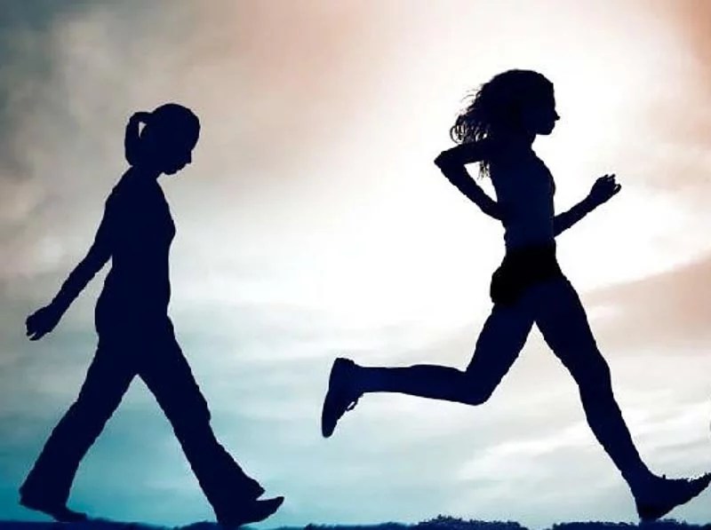 Is Running Better than Walking?