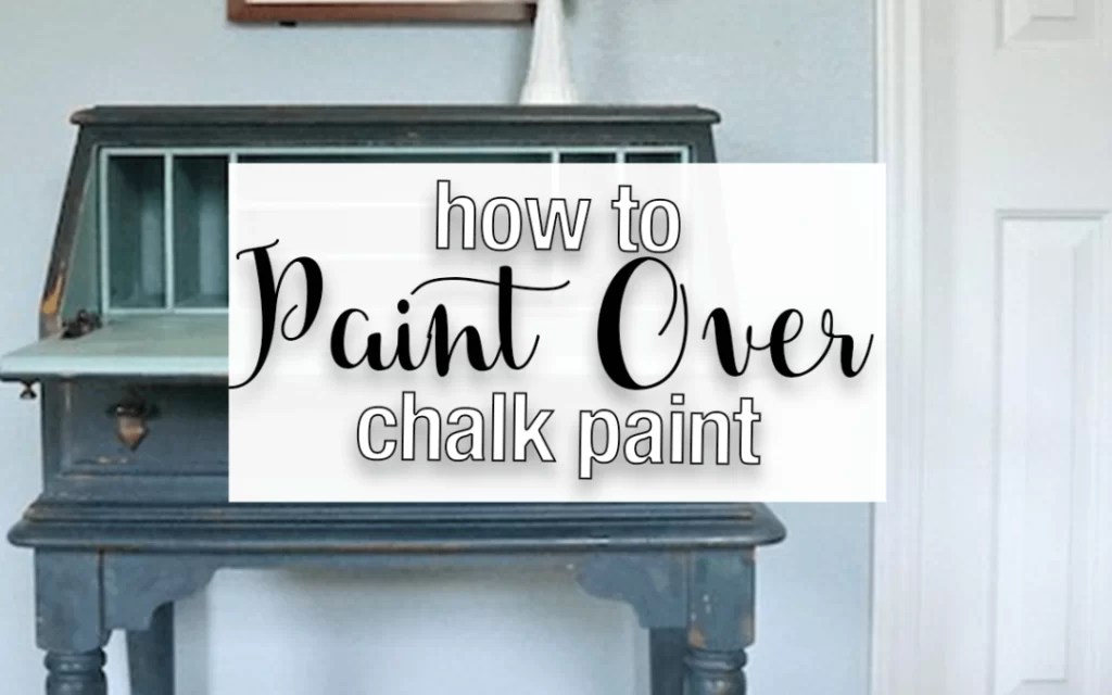 Can you paint over chalk paint