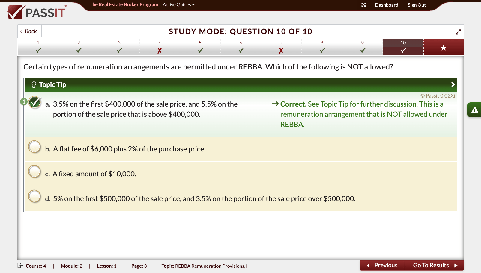 Passit® Study Guide for the Humber College Real Estate Broker Program