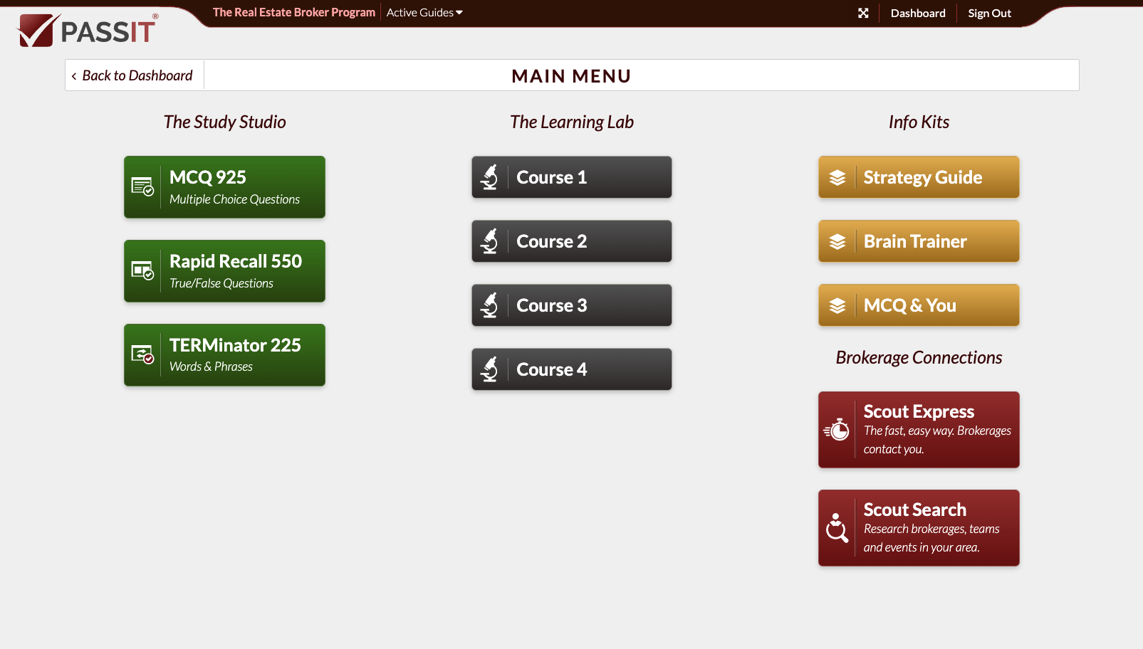 Passit® Study Guide for the Humber College Real Estate Broker Program
